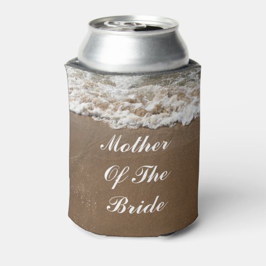 花嫁の結婚式の贈り物パーティーの好意の母 缶クーラー (缶裏面)