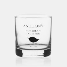 花嫁の結婚式パーソナライズされたの父親