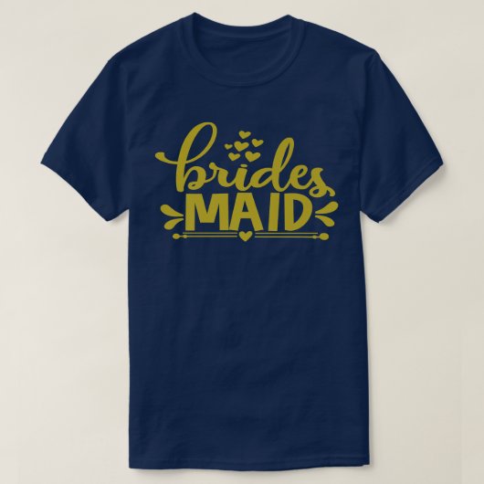 花嫁の結婚式仲人、ブライズメイド、結婚式の前夜祭 Tシャツ (デザイン正面)