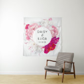 花嫁の結婚式背景タペストリー フォトブース タペストリー (インサイチュ)