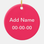 花嫁の結婚式 セラミックオーナメント (裏面)