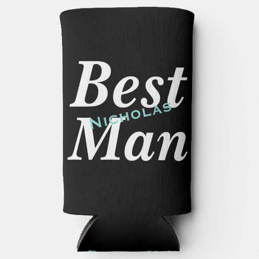 花嫁の結婚式 仲間と一緒に私の最高の男になって スリム缶クーラー (正面)