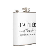 花嫁の結婚披露宴のカスタム父 フラスク (右)