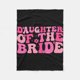 花嫁の結婚披露宴の衣装の娘 フリースブランケット