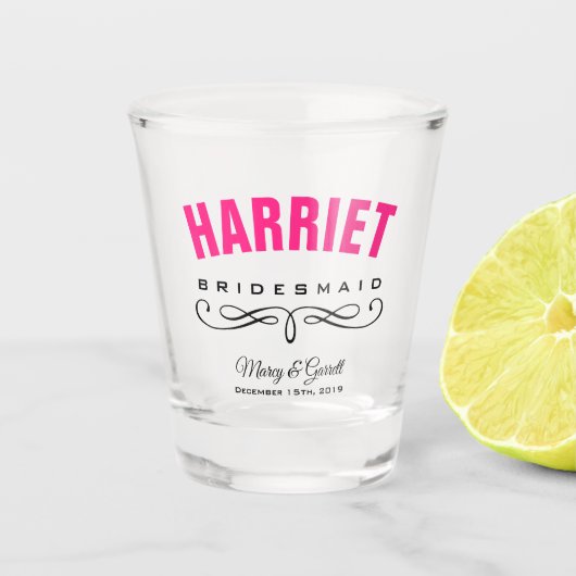 花嫁の結婚披露宴ショットグラス ショットグラス (正面)