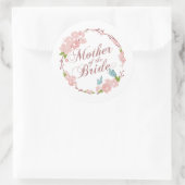 花嫁の結婚母 |シール ラウンドシール (バッグ)