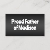 花嫁の結婚父 コーリングカード (正面)