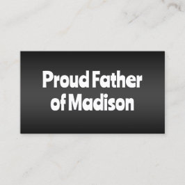 花嫁の結婚父 コーリングカード