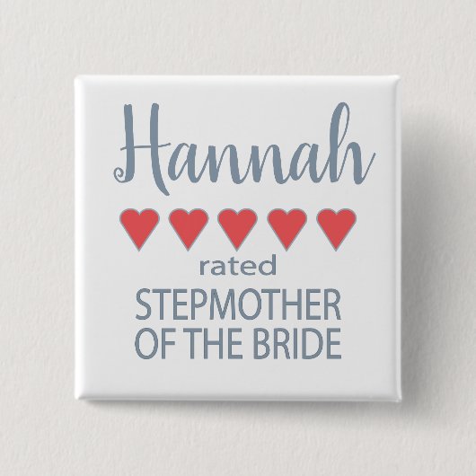 花嫁の継母 & ウェディングパーティー 5 缶バッジ (正面)