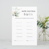 花嫁の緑のゲームは何歳だった (スタンド正面)