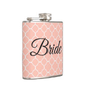 花嫁の美しいピンク フラスク (右)