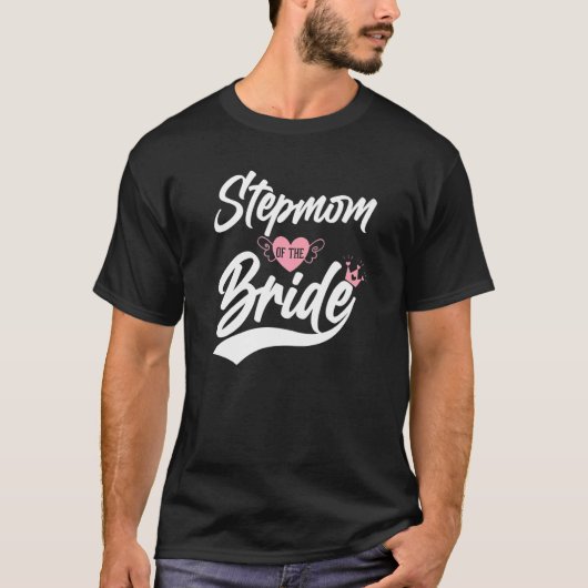 花嫁の義母ステップ母ステップママW Tシャツ (正面)