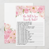 花嫁の花のシャワー 知っている花嫁 (正面/裏面)