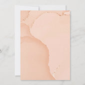 花嫁の花を飾ってくれる?ドレスを着た女の子たち 招待状 (裏面)