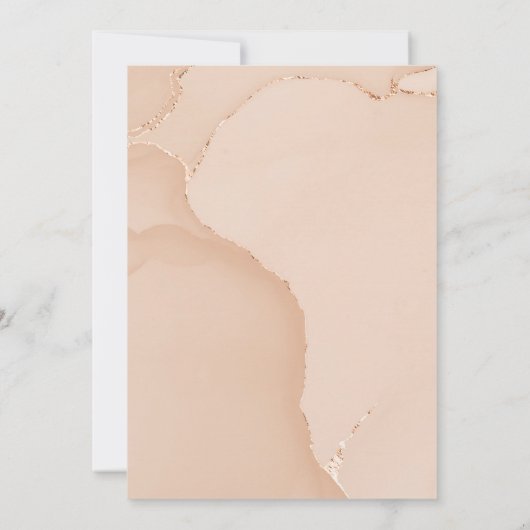 花嫁の花を飾ってくれる?ドレスを着た女の子の招待状 招待状 (裏面)