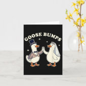 花嫁の花嫁をガチョウに間抜けす結婚(&A) カード (黄色い花)