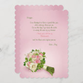 花嫁の花束 – 私の花嫁の花束になってくれないか 招待状 (正面/裏面)