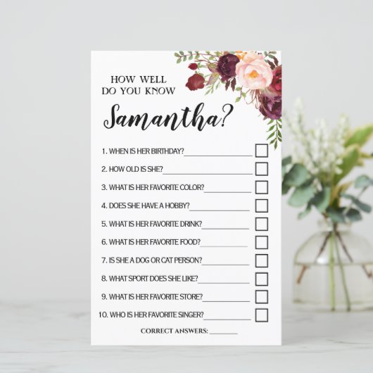 花嫁の英語のゲームをどれだけ知っていスペインのるか (スタンド正面)