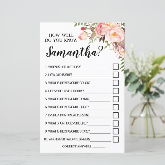 花嫁の英語のゲームをどれだけ知っていスペインのるか (スタンド正面)