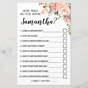 花嫁の英語のゲームをどれだけ知っていスペインのるか