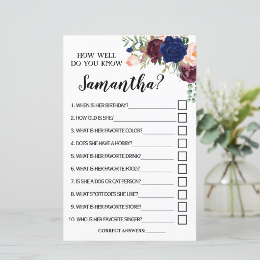 花嫁の英語のゲームをどれだけ知っていスペインのるか (スタンド正面)