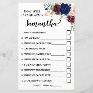 花嫁の英語のゲームをどれだけ知っていスペインのるか