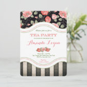 花嫁の茶パーティの招待状 招待状 (スタンド正面)