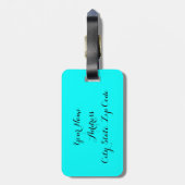 花嫁の荷物タグ ラゲッジタグ (裏面縦)