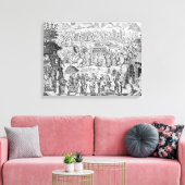 花嫁の行列 キャンバスプリント (インサイチュ (リビング))