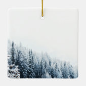 花嫁の親オーナメント – 冬の雪 セラミックオーナメント (裏面)