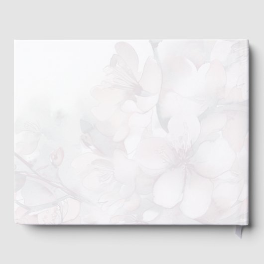 花嫁の記念ノートへの手紙ゲストブック ゲストブック (裏面)