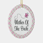 花嫁の記念品のオーナメントのギフトの母 セラミックオーナメント (右)