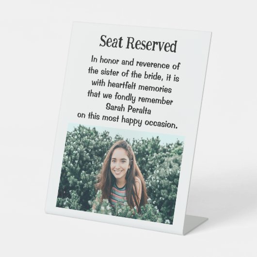 花嫁の記念結婚碑の署名の妹 台座サイン (正面)