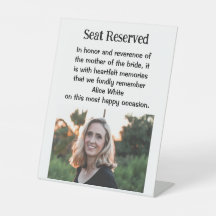 花嫁の記念結婚額のサインの母