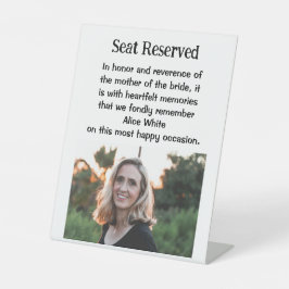 花嫁の記念結婚額のサインの母 台座サイン