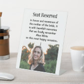 花嫁の記念結婚額のサインの母 台座サイン (インサイチュ)