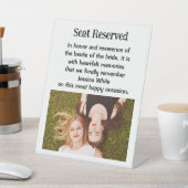 花嫁の記念結婚額の看板 台座サイン (インサイチュ)