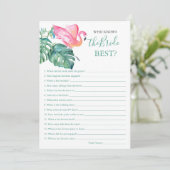 花嫁の試合を知るピンク・フラミン最高のゴ 招待状 (スタンド正面)