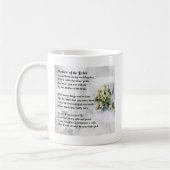花嫁の詩の結婚式の花束の   デザインの母 コーヒーマグカップ (左)