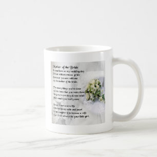 花嫁の詩の結婚式の花束の デザインの母 コーヒーマグカップ