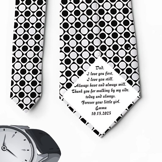 花嫁の贈り物の父 ネクタイ