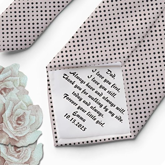 花嫁の贈り物の父 ネクタイ