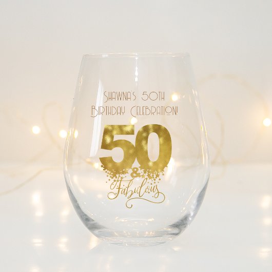 花嫁の贈り物、モノグラムのステムレスモダンエレガントの贈り物 ステムなしワイングラス