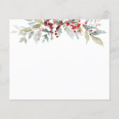 花嫁の赤い果実の緑の葉のためのレシピ (裏面)