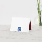 花嫁の足の新婦付添人のサンキューカード サンキューカード (裏面)