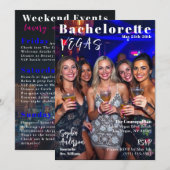 花嫁の週末マガジン表紙 招待状 (正面/裏面)