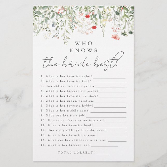 花嫁の遊びを知る野最高の草地 (正面)