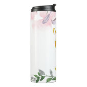 花嫁の部族のフローラとフェイク金ゴールドの名前 タンブラー (回転左)