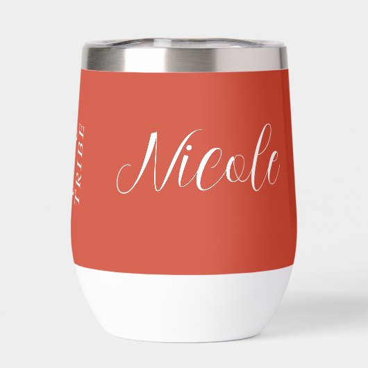 花嫁の部族の花嫁のスクリプト燃えたオレンジシック (背面)