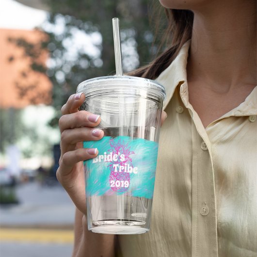 花嫁の部族の花嫁の贈り物 – 名前 アクリルタンブラー